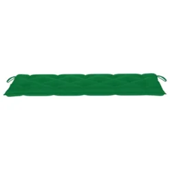 Banc De Jardin Avec Coussin Vert 150 Cm Bois De Teck Massif 4 -Le Coin Jardin banc de jardin avec coussin vert 150 cm bois de teck massif 3666722424677 829322