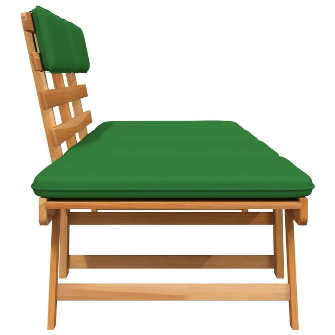 Banc De Jardin Avec Coussins 2-en-1 190 Cm Bois Solide D'acacia 3 4 Banc De Jardin Avec Coussins 2-en-1 190 Cm Bois Solide D'acacia 3 – Image 4