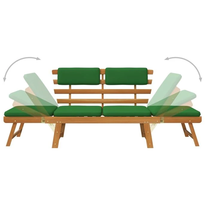 Banc De Jardin Avec Coussins 2-en-1 190 Cm Bois Solide D'acacia 3 8 Banc De Jardin Avec Coussins 2-en-1 190 Cm Bois Solide D'acacia 3 – Image 8