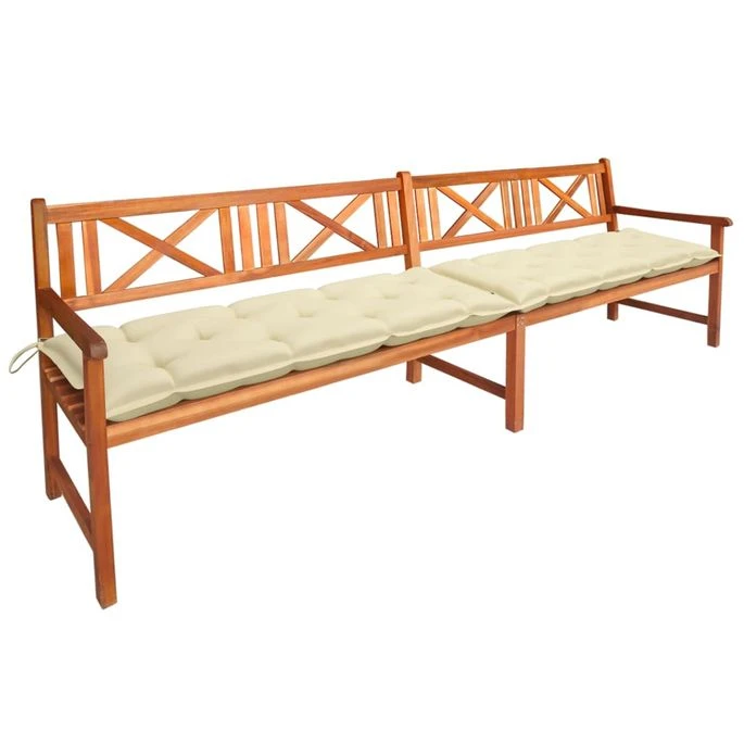 Banc De Jardin Avec Coussins 240 Cm Bois Solide D'acacia 15 1 Banc De Jardin Avec Coussins 240 Cm Bois Solide D'acacia 15