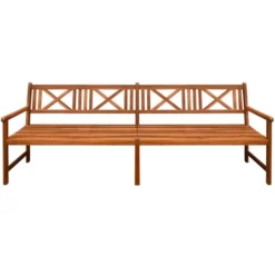 Banc De Jardin Avec Coussins 240 Cm Bois Solide D'acacia 13 -Le Coin Jardin banc de jardin avec coussins 240 cm bois solide d acacia 3666722208963 1158494