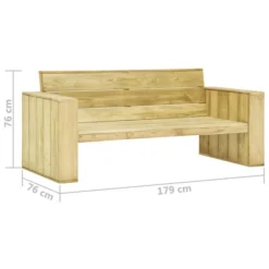 Banc De Jardin Avec Coussins Crème 179 Cm Pin Imprégné 9 Banc De Jardin Avec Coussins Crème 179 Cm Pin Imprégné -Le Coin Jardin banc de jardin avec coussins creme 179 cm pin impregne 3666722894517 858675