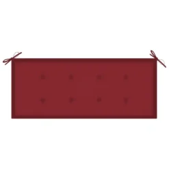 Banc De Jardin Empilable Et Coussin 128,5cm Bois De Teck Massif 4 -Le Coin Jardin banc de jardin empilable et coussin 128 5cm bois de teck massif 3666722423106 832997