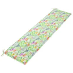 Banc De Jardin Et Coussin à Motif De Feuilles 175cm Teck Massif -Le Coin Jardin banc de jardin et coussin a motif de feuilles 175cm teck massif 8720286267202 830046