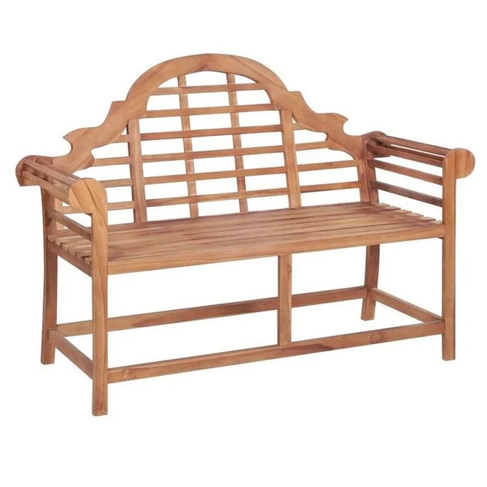 Banc De Jardin Incurvé Teck Massif Clair Ketia 136 Cm 1 Banc De Jardin Incurvé Teck Massif Clair Ketia 136 Cm
