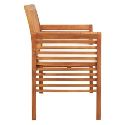 Banc De Jardin Tissu Blanc Et Acacia Massif Clair Tulak 150 Cm -Le Coin Jardin banc de jardin tissu blanc et acacia massif clair tulak 150 cm 3666722617277 386745