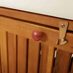 Banc De Rangement Avec Coussin 170 Cm Bois D'acacia Solide -Le Coin Jardin banc de rangement avec coussin 170 cm bois d acacia solide 3666722752152 1414229