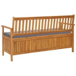 Banc De Rangement De Jardin Avec Coussin 148 Cm Bois D'acacia 12 Banc De Rangement De Jardin Avec Coussin 148 Cm Bois D'acacia -Le Coin Jardin banc de rangement de jardin avec coussin 148 cm bois d acacia 8720286107706 935871