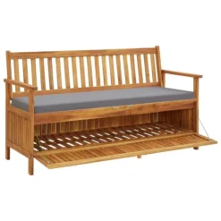 Banc De Rangement De Jardin Avec Coussin 148 Cm Bois D'acacia 13 Banc De Rangement De Jardin Avec Coussin 148 Cm Bois D'acacia -Le Coin Jardin banc de rangement de jardin avec coussin 148 cm bois d acacia 8720286107706 935872