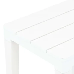 Bancs De Jardin 2 Pcs Blanc Plastique -Le Coin Jardin bancs de jardin 2 pcs blanc plastique 3666722529129 552964