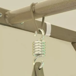 Belvédère Convertible En Balancelle Blanc Crème -Le Coin Jardin belvedere convertible en balancelle blanc creme 3666722181075 1217058