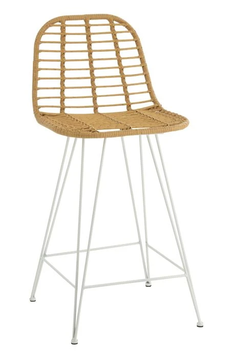 Chaise De Bar Extérieur Métal Bicolore Nia L 57 Cm 1 Chaise De Bar Extérieur Métal Bicolore Nia L 57 Cm