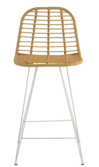 Chaise De Bar Extérieur Métal Bicolore Nia L 57 Cm 2 Chaise De Bar Extérieur Métal Bicolore Nia L 57 Cm – Image 2