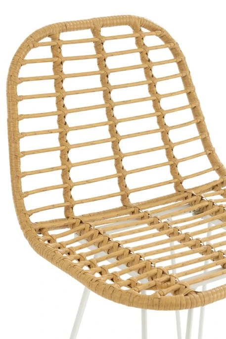 Chaise De Bar Extérieur Métal Bicolore Nia L 57 Cm 7 Chaise De Bar Extérieur Métal Bicolore Nia L 57 Cm – Image 7