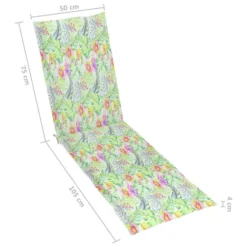 Chaise De Terrasse Avec Repose-pied Et Coussin Acacia Solide 11 -Le Coin Jardin chaise de terrasse avec repose pied et coussin acacia solide 3666722417822 840322