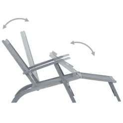 Chaise De Terrasse Avec Repose-pied Et Coussin Acacia Solide 18 -Le Coin Jardin chaise de terrasse avec repose pied et coussin acacia solide 8720286279571 840396