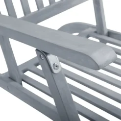 Chaise De Terrasse Avec Repose-pied Et Coussin Acacia Solide 18 -Le Coin Jardin chaise de terrasse avec repose pied et coussin acacia solide 8720286279571 840397