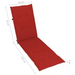 Chaise De Terrasse Avec Repose-pied Et Coussin Acacia Solide 20 -Le Coin Jardin chaise de terrasse avec repose pied et coussin acacia solide 8720286279595 840428