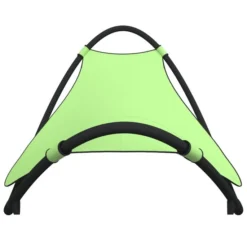 Chaise Longue à Bascule Avec Roues Acier Et Textilène Vert 8 Chaise Longue à Bascule Avec Roues Acier Et Textilène Vert -Le Coin Jardin chaise longue a bascule avec roues acier et textilene vert 3666722751674 1409495