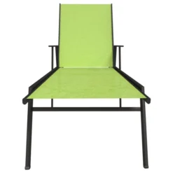 Chaise Longue Acier Et Tissu Textilène Vert 10 Chaise Longue Acier Et Tissu Textilène Vert -Le Coin Jardin chaise longue acier et tissu textilene vert 3666722132060 1329938