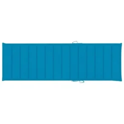 Chaise Longue Avec Coussin Bois D'acacia Et Acier Galvanisé 4 -Le Coin Jardin chaise longue avec coussin bois d acacia et acier galvanise 3666722752121 817013