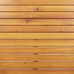 Chaise Longue Avec Coussin Bois D'acacia Et Acier Inoxydable 4 -Le Coin Jardin chaise longue avec coussin bois d acacia et acier inoxydable 3666722931496 1264916