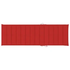 Chaise Longue Avec Coussin Rouge Bois De Pin Imprégné 2 -Le Coin Jardin chaise longue avec coussin rouge bois de pin impregne 3666722406956 859656