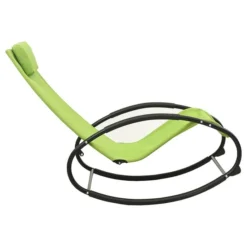 Chaise Longue Avec Oreiller Acier Et Textilène Vert 10 Chaise Longue Avec Oreiller Acier Et Textilène Vert -Le Coin Jardin chaise longue avec oreiller acier et textilene vert 3666722751483 1414487