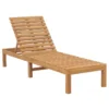 Chaise Longue Bois De Teck Solide