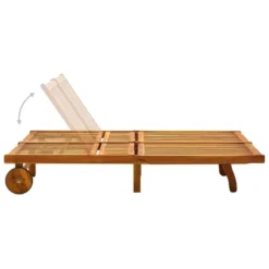 Chaise Longue De Jardin 2 Places Avec Coussins Acacia Solide 10 -Le Coin Jardin chaise longue de jardin 2 places avec coussins acacia solide 3666722430937 816804