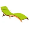 Chaise Longue De Jardin Avec Coussin Bois D'acacia Solide 21
