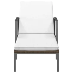 Chaise Longue De Jardin Avec Coussin Résine Tressée Marron -Le Coin Jardin chaise longue de jardin avec coussin resine tressee marron 3666722751315 1414518