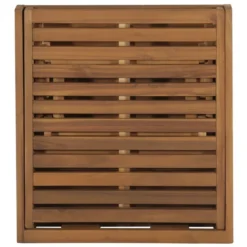 Chaise Longue Pliable Avec Coussin Bois D'acacia Solide 4 -Le Coin Jardin chaise longue pliable avec coussin bois d acacia solide 3666722417129 841842