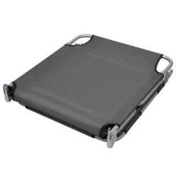 Chaise Longue Pliable Et Coussin De Tête Dossier Réglable Gris 11 Chaise Longue Pliable Et Coussin De Tête Dossier Réglable Gris -Le Coin Jardin chaise longue pliable et coussin de tete dossier reglable gris 3666722327237 978212