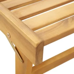 Chaise Longue Pliante Avec Coussin Bois D'acacia Solide 14 Chaise Longue Pliante Avec Coussin Bois D'acacia Solide -Le Coin Jardin chaise longue pliante avec coussin bois d acacia solide 3666722527255 555313