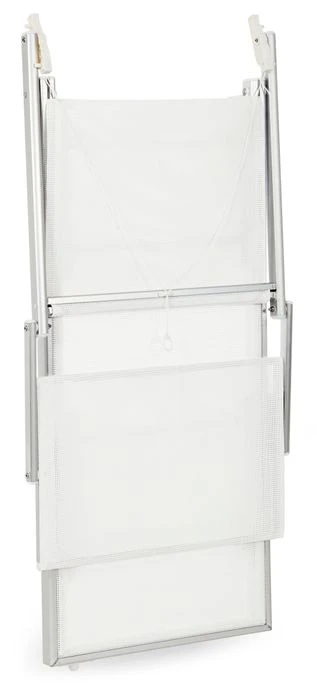 Chaise Longue Pliante En Aluminium Blanc Jorgia - Lot De 2 3 Chaise Longue Pliante En Aluminium Blanc Jorgia - Lot De 2 – Image 3