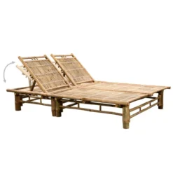 Chaise Longue Pour 2 Personnes Avec Coussins Bambou 15 14 Chaise Longue Pour 2 Personnes Avec Coussins Bambou 15 -Le Coin Jardin chaise longue pour 2 personnes avec coussins bambou 3666722418324 839426