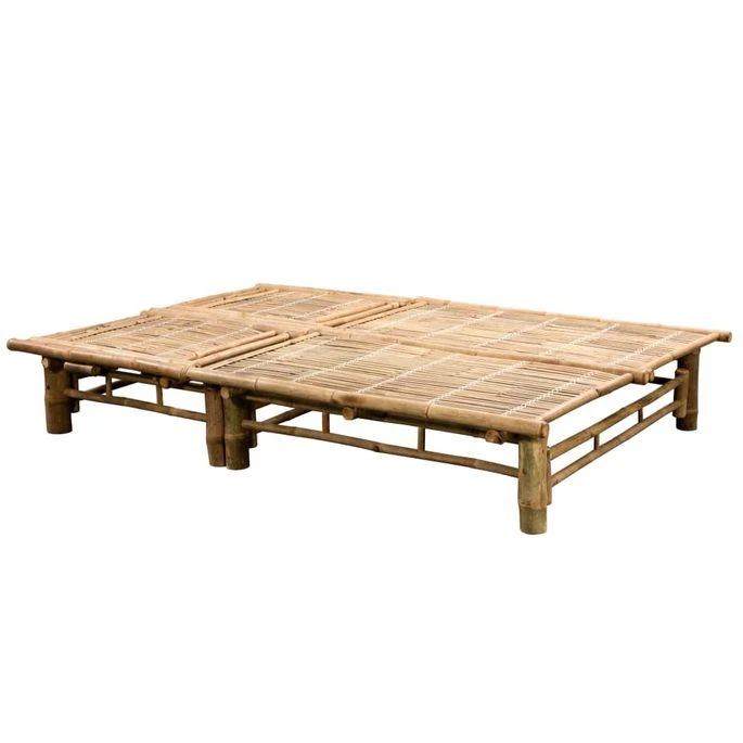 Chaise Longue Pour 2 Personnes Avec Coussins Bambou 12 5 Chaise Longue Pour 2 Personnes Avec Coussins Bambou 12 – Image 5