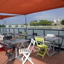 CHAISE MIAMI PLIANTE BLANC -Le Coin Jardin chaise miami pliante blanc 3100033000262 597537