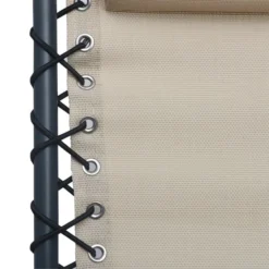 Chaise Pliable De Terrasse Crème Textilène -Le Coin Jardin chaise pliable de terrasse creme textilene 3666722528115 554286