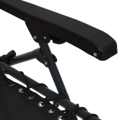 Chaise Pliable De Terrasse Textilène Noir -Le Coin Jardin chaise pliable de terrasse textilene noir 3666722460873 763239