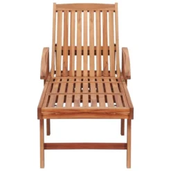 Chaises Longues 2 Pcs Avec Coussin Gris Bois De Teck Solide -Le Coin Jardin chaises longues 2 pcs avec coussin gris bois de teck solide 3666722473415 725773