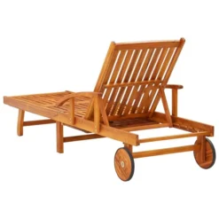 Chaises Longues 2 Pcs Avec Coussins Bois D'acacia Solide 4 -Le Coin Jardin chaises longues 2 pcs avec coussins bois d acacia solide 3666722931779 767174