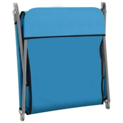 Chaises Longues Pliables 2 Pcs Acier Et Tissu Bleu 13 Chaises Longues Pliables 2 Pcs Acier Et Tissu Bleu -Le Coin Jardin chaises longues pliables 2 pcs acier et tissu bleu 3666722363938 936173