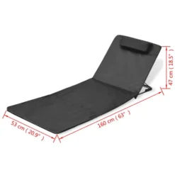 Chaises Pliables De Plage 2 Pcs Acier Enduit De Poudre Noir -Le Coin Jardin chaises pliables de plage 2 pcs acier enduit de poudre noir 8718475965121 1353802