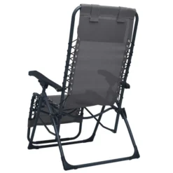 Chaises Pliables De Terrasse 2 Pcs Gris Textilène -Le Coin Jardin chaises pliables de terrasse 2 pcs gris textilene 3666722356558 942181
