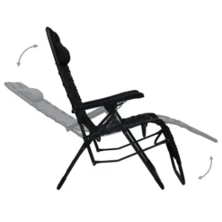 Chaises Pliables De Terrasse 2 Pcs Noir Textilène -Le Coin Jardin chaises pliables de terrasse 2 pcs noir textilene 3666722356541 942193