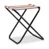 EREDU Tabouret Pliant Camping Maxi 521/L - Polycoton - Noir Et Multicolore