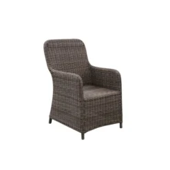 Fauteuil De Jardin En Acier Et Résine Tressée - Assise Et Dossier Avec Coussins - 64 X 65 X H.90 Cm - Couleur Rotin Et Coussins Ecr -Le Coin Jardin fauteuil de jardin en acier et resine tressee assise et dossier avec coussins 64 x 65 x h 90 cm couleur rotin et coussins ecr 3612408314435 728779