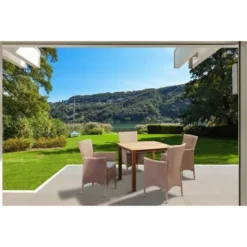 Fauteuil De Jardin En Rotin Avec Cousin - Couleur Naturelle -Le Coin Jardin fauteuil de jardin en rotin avec cousin couleur naturelle 3619999344803 1315843